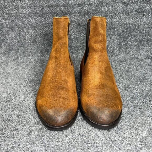 Thursday Duchess Chelsea Boots Women's Size 7.5 Brown Suede Leather Pull On Boot - Picture 2 of 15